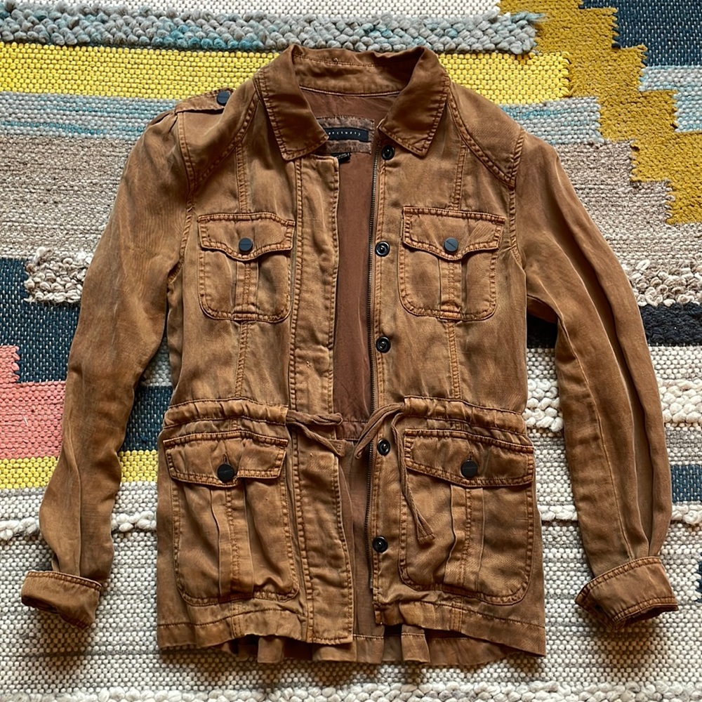 Anthropologie Collared Jacket (Brown)